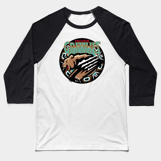 Vancouver Grizzlies Retro Baseball T-Shirt by Litaru